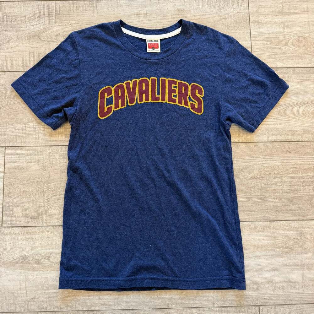 Homage Cleveland Cavaliers T-Shirt Mens XS Navy